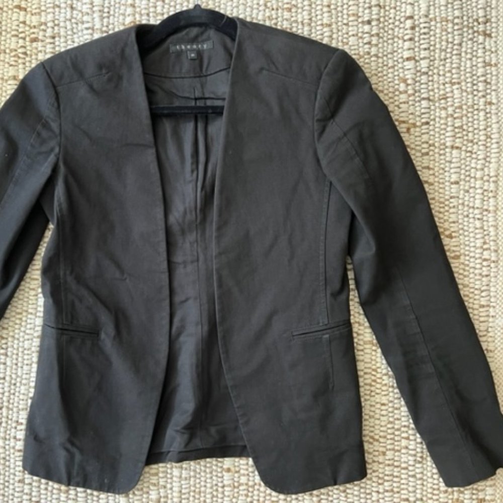 Theory: black Lindrayia blazer